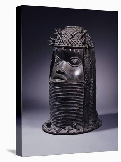 A Benin Bronze Head, circa Before 1810-null-Premier Image Canvas