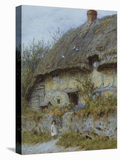 A Berkshire Cottage-Helen Allingham-Premier Image Canvas