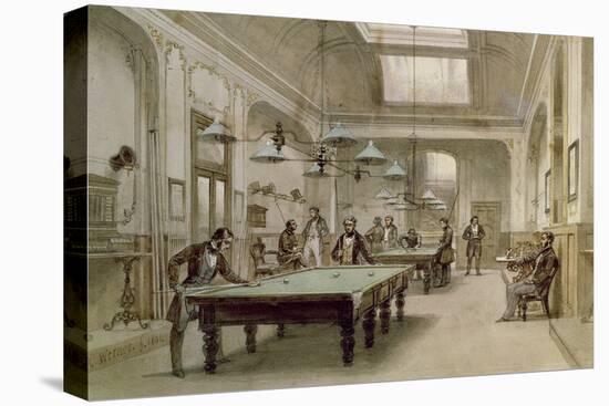 A Billiard Room, 1861-Carl Friedrich Heinrich Werner-Premier Image Canvas