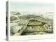 A Bird's Eye View of Boston, 1850-John Bachman-Premier Image Canvas