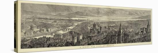 A Bird's Eye View of Dublin-Henry William Brewer-Premier Image Canvas