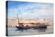 A Boat on the Nile, Luxor, Egypt, 19th Century-Emile Prisse d'Avennes-Premier Image Canvas