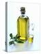 A Bottle and a Carafe of Olive Oil with an Olive Sprig-Alena Hrbkova-Premier Image Canvas