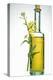 A Bottle of Rapeseed Oil with Flowers-Bodo A^ Schieren-Premier Image Canvas