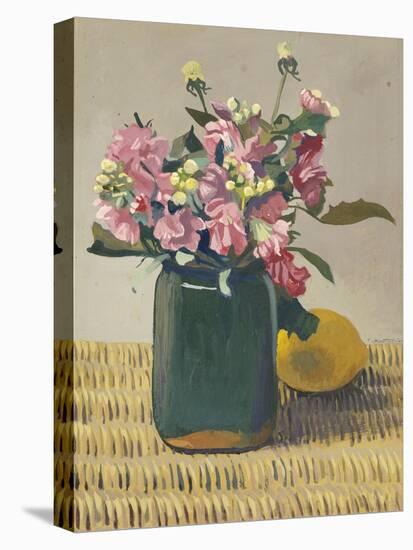 A Bouquet OF Flowers and a Lemon, 1924-Félix Vallotton-Premier Image Canvas