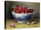 A Bowl of Raspberries-Willam B. Hough-Premier Image Canvas