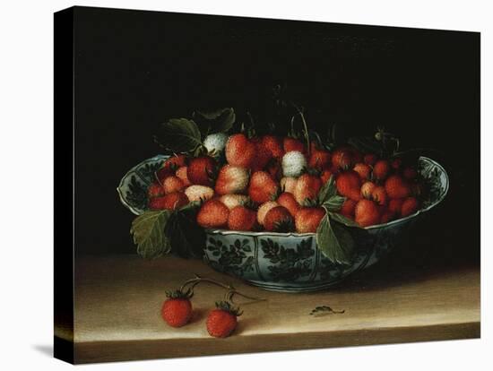 A Bowl of Strawberries-Hendrik Avercamp-Premier Image Canvas