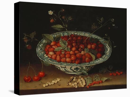 A Bowl of Strawberries-Joseph Bail-Premier Image Canvas
