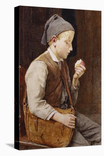 A Boy Eating an Apple-Albert Anker-Premier Image Canvas