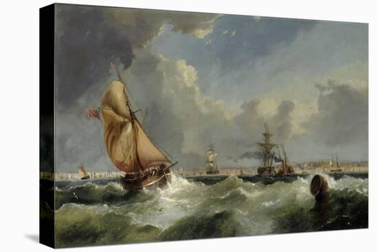 A Breezy Evening on the Mersey-William Callow-Premier Image Canvas