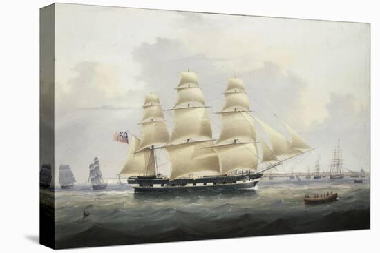 A British Merchantman off the South Coast-Samuel Walters-Premier Image Canvas