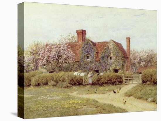 A Buckinghamshire House at Penstreet-Helen Allingham-Premier Image Canvas