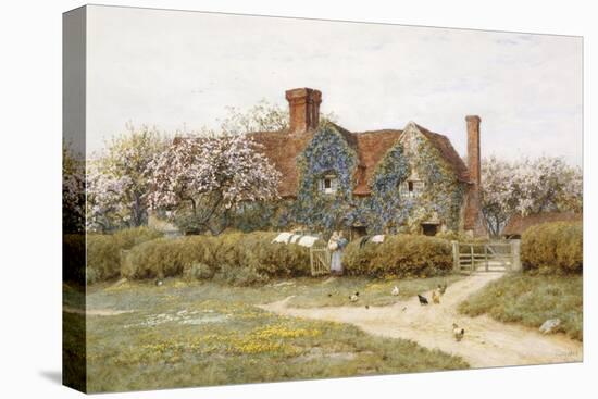 A Buckinghamshire House at Penstreet-Helen Allingham-Premier Image Canvas