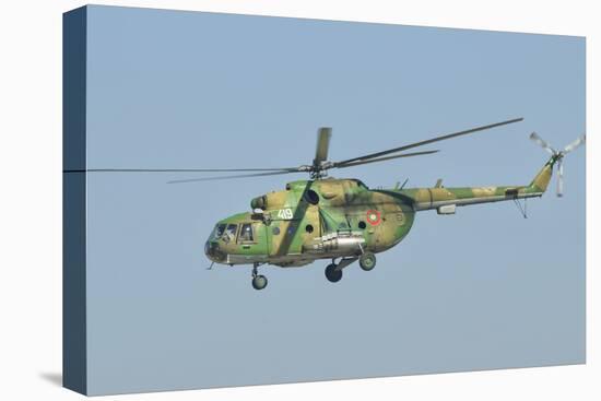 A Bulgarian Air Force Mi-8 Helicopter in Flight over Bulgaria-Stocktrek Images-Premier Image Canvas