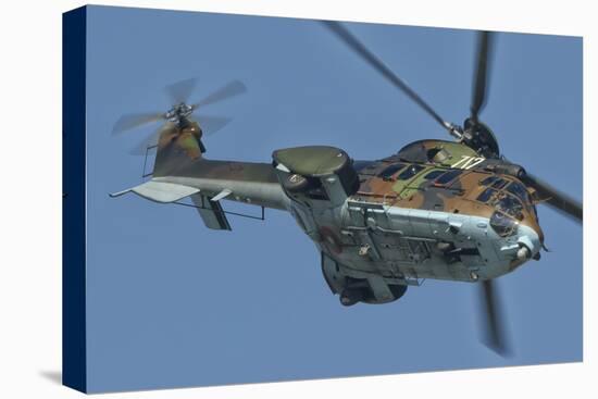 A Bulgarian Air Force Super Puma Helicopter in Flight over Bulgaria-Stocktrek Images-Premier Image Canvas