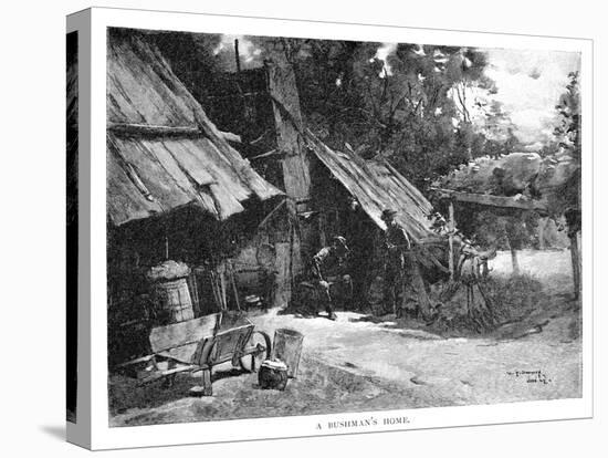 A Bushman's Home, Australia, 1886-William Thomas Smedley-Premier Image Canvas