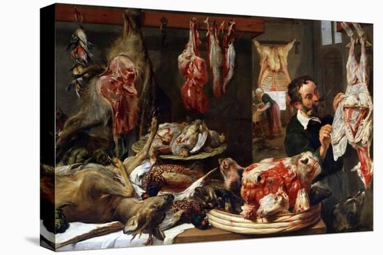 A Butcher Shop, 1630S-Frans Snyders-Premier Image Canvas