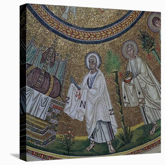 A byzantine mosaic of St Peter, 5th century-Unknown-Premier Image Canvas