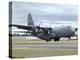 A C-130 Hercules Lands at McChord Air Force Base, Washington-Stocktrek Images-Premier Image Canvas