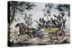 A Cabriolet (Carratella) Going to Testaccio, by Thomas, Rome, Italy, 19th Century-null-Premier Image Canvas