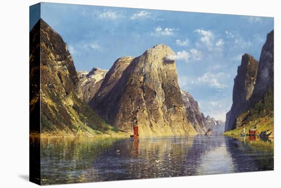 A Calm Day on the Fjord-Adelsteen Normann-Premier Image Canvas