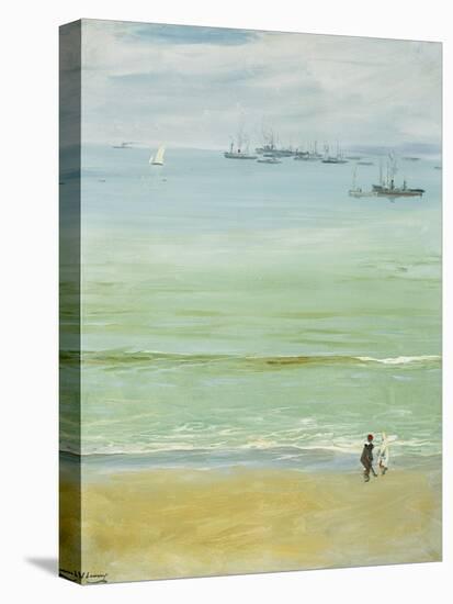 A Calm Day, Tangier Bay-Sir John Lavery-Premier Image Canvas