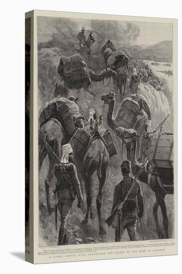 A Camel Convoy with Ammunition and Stores on the Road to Akasheh-John Charlton-Premier Image Canvas