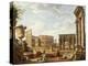 A Capriccio View of Rome, 1743-Giovanni Paolo Pannini-Premier Image Canvas