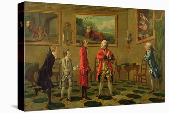 A Caricature Group in Florence, C.1760-Thomas Patch-Premier Image Canvas