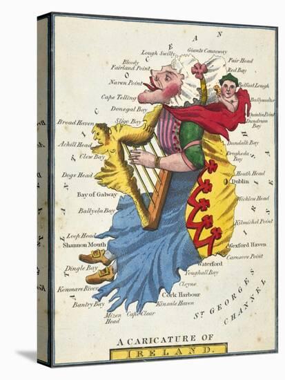 A Caricature of Ireland, 1808-null-Premier Image Canvas