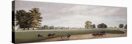A Carriage in the Park at Luton Being Met by Riders and Frisking Foals-Paul Sandby-Premier Image Canvas