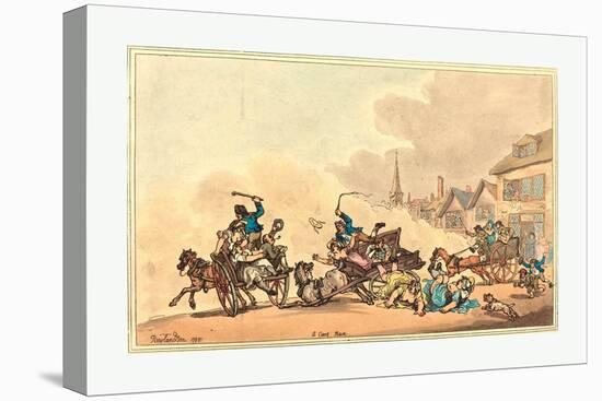 A Cart Race, 1788-Thomas Rowlandson-Premier Image Canvas