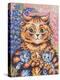 A Cat with her Kittens-Louis Wain-Premier Image Canvas