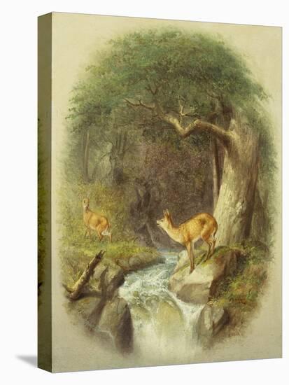 A Cautious Crossing-William Holbrook Beard-Premier Image Canvas