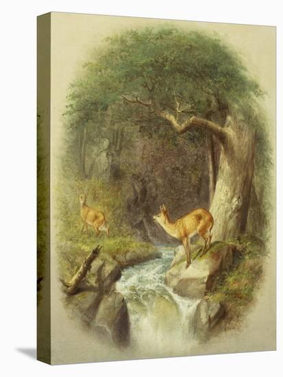 A Cautious Crossing-William Holbrook Beard-Premier Image Canvas