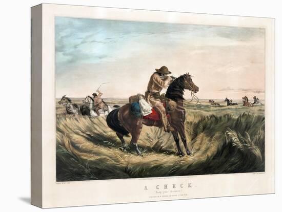 A Check - Keep Your Distance-Currier & Ives-Premier Image Canvas