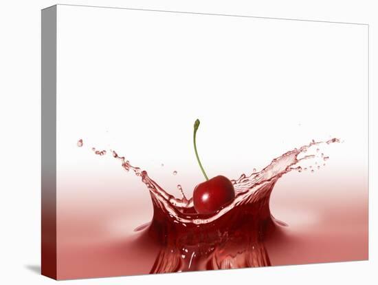 A Cherry Falling into Red Juice-Petr Gross-Premier Image Canvas