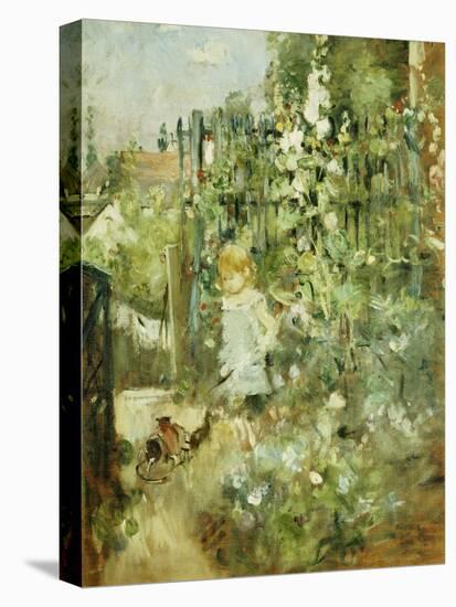 A Child in the Rosebeds, 1881-Berthe Morisot-Premier Image Canvas