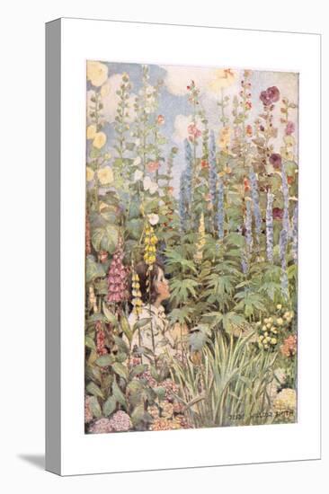 A Child in Wild Flowers, from 'A Child's Garden of Verses' by Robert Louis Stevenson, Published…-Jessie Willcox-Smith-Premier Image Canvas