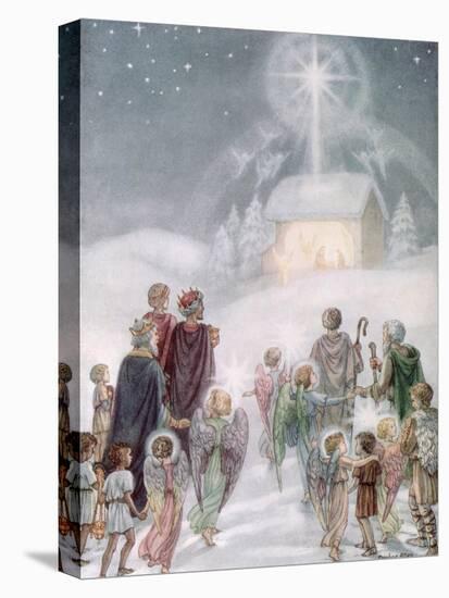 A Christmas Card from a Watercolour-Daphne Allan-Premier Image Canvas