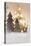 A Christmas Decoration with Christmas Tree in Warm Atmosphere-Petra Daisenberger-Premier Image Canvas