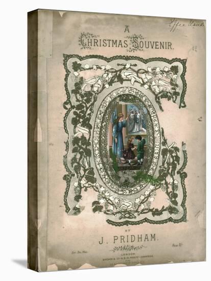 'A Christmas Souvenir', cover page to sheet music, c1860s-Unknown-Premier Image Canvas