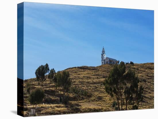 A Church Near Lake Titicaca-Alex Saberi-Premier Image Canvas