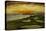 A Coast Study, Sunset, Seaford, 1870 (Oil on Canvas)-William Davis-Premier Image Canvas