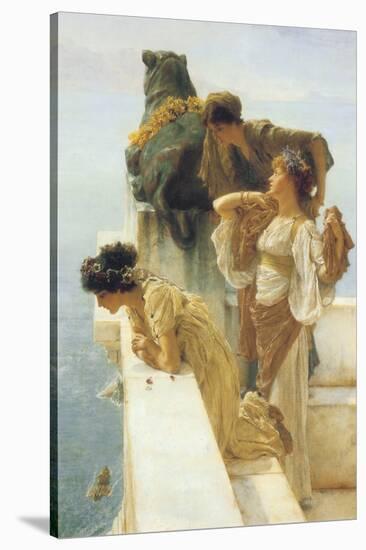 A Coign of Vantage-Sir Lawrence Alma-Tadema-Stretched Canvas