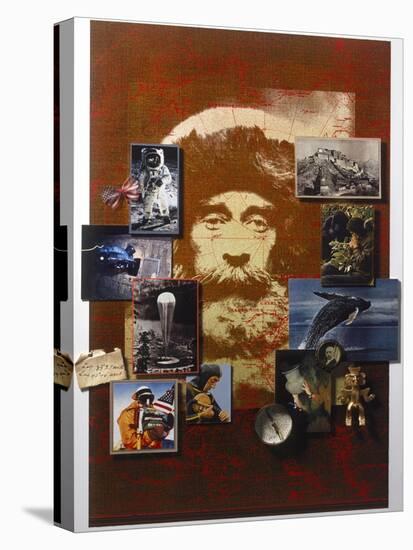 A Collage Celebrates the Centennial of National Geographic Magazine-Fred Otnes-Premier Image Canvas