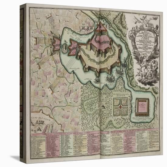 A Collection of Plans and Views of Towns in Various Parts of the World, France-J B Homann-Premier Image Canvas