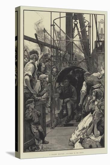 A Colliery Explosion, Volunteers to the Rescue-Alfred Edward Emslie-Premier Image Canvas