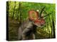 A Colorful Triceratops Wanders a Cretaceous Forest-Stocktrek Images-Premier Image Canvas