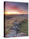 A Colourful Dawn on Chinkwell Tor in Dartmoor National Park, Devon, England, United Kingdom, Europe-Julian Elliott-Premier Image Canvas